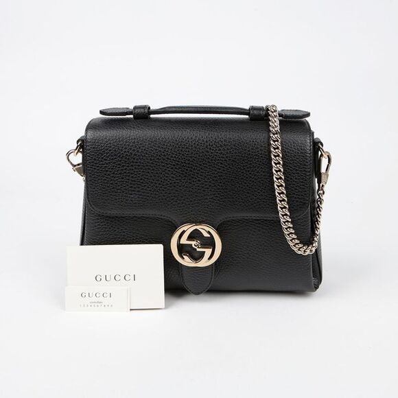 Gucci Handbags - Interlocking Top Handle Tote Shoulder Bag